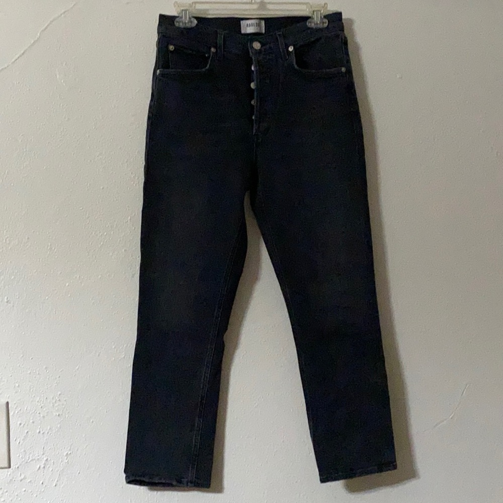Agolde Dark Grey Riley Jeans Size 29